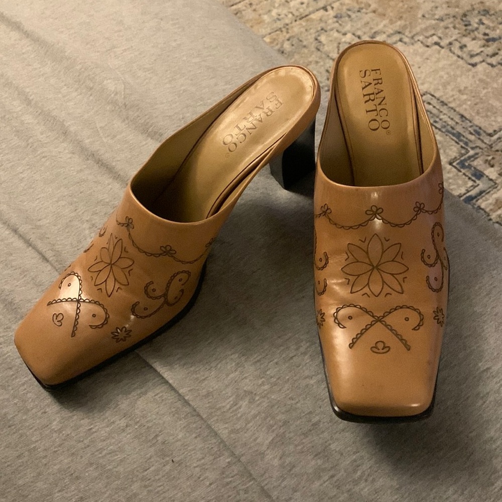 Franco Sarto Adorable Square Toes Heels